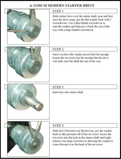 Bendix sistema moderno Ford A 1928 1931