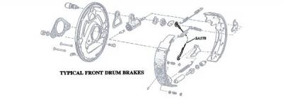 Cable freno 9 Ford Mustang 1964 1972