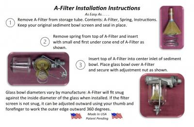 Filtro combustible Ford A 1930 1931