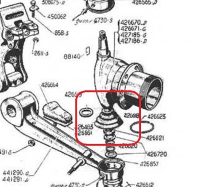 Fuelle rotula delantera Citroen 11 1932 1957