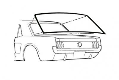 Goma Luneta trasera coupe