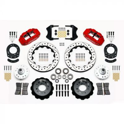 Kit discos perforado y pinzas Wilwood Rojas Ford Mustang 1964 1969