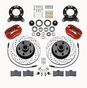 Kit discos perforados y pinzas rojas Ford Mustang 1964 1969