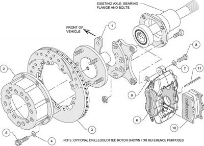 Kit freno trasero Dynalite Ford Mustang 1964 1968