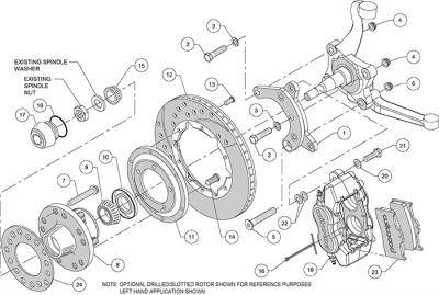 Kit frenos delanteros Dodge 1962 1972