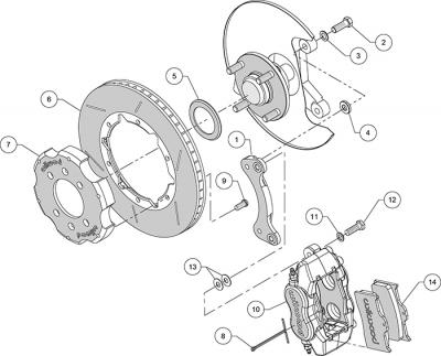 Kit frenos Mazda MX5 Miata Wilwood 0000 0000