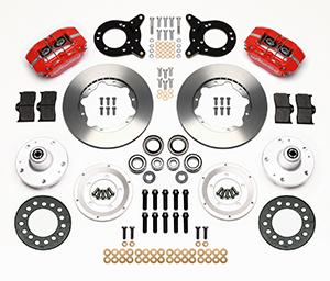 Kit frenos Wilwood 11" Rojas Perforado Ford Mustang 1965 1969