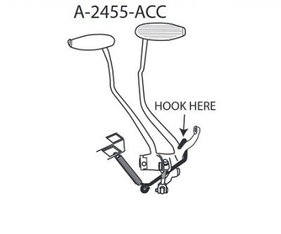 Kit retroceso pedal frenos Ford A 1928 1931