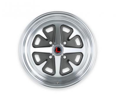 Llanta 15x6 Magnum 400 6 CIL. Charcoil Ford Mustang 1964 1973