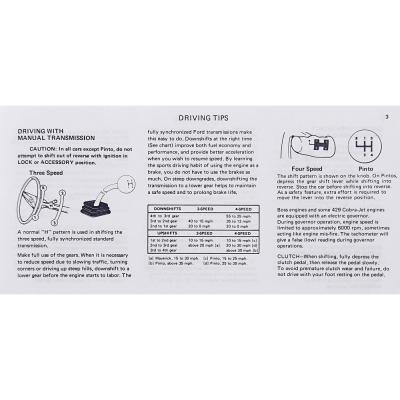 Manual usuario 1971 Ford Mustang 1971 1971