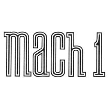 Pegatina de aleta Mach 1