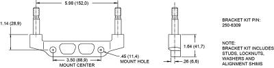 Pinza radial Superlite 6 pistones der Ford Mustang 1950 2020