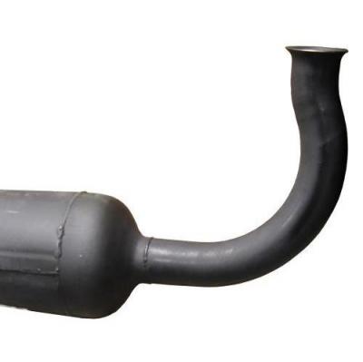 Tubo de escape OEM Negro