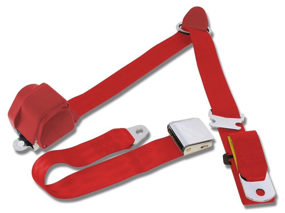 Cinturon Seguridad Rojo Coche